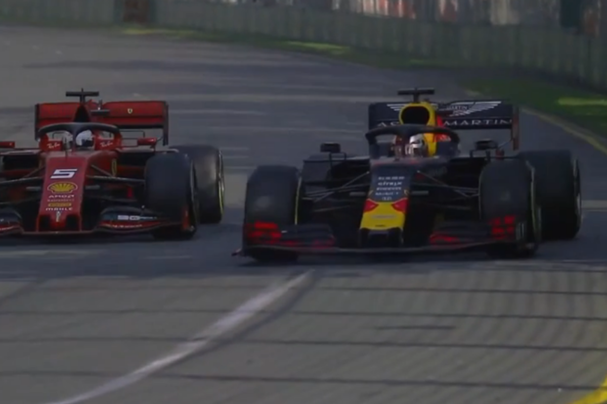 VIDEO: Verstappen burns past Vettel for P3!