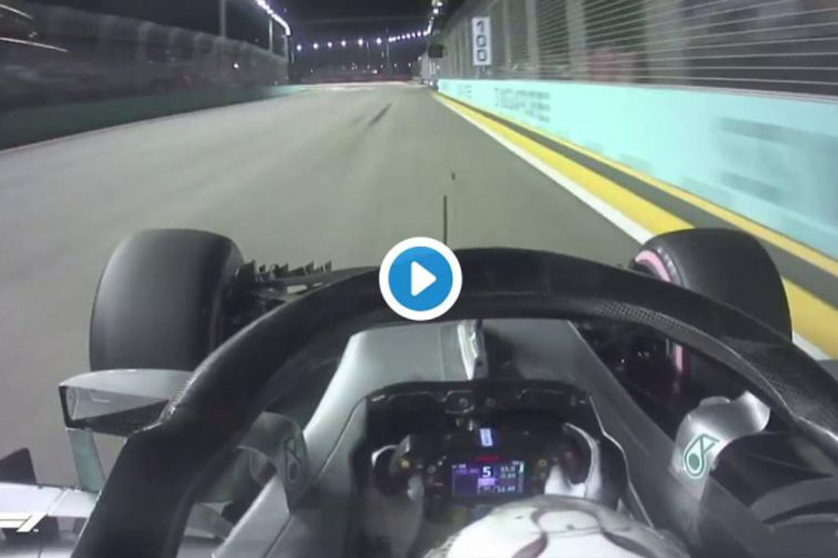 VIDEO: Hamilton's 'magic' Singapore pole lap