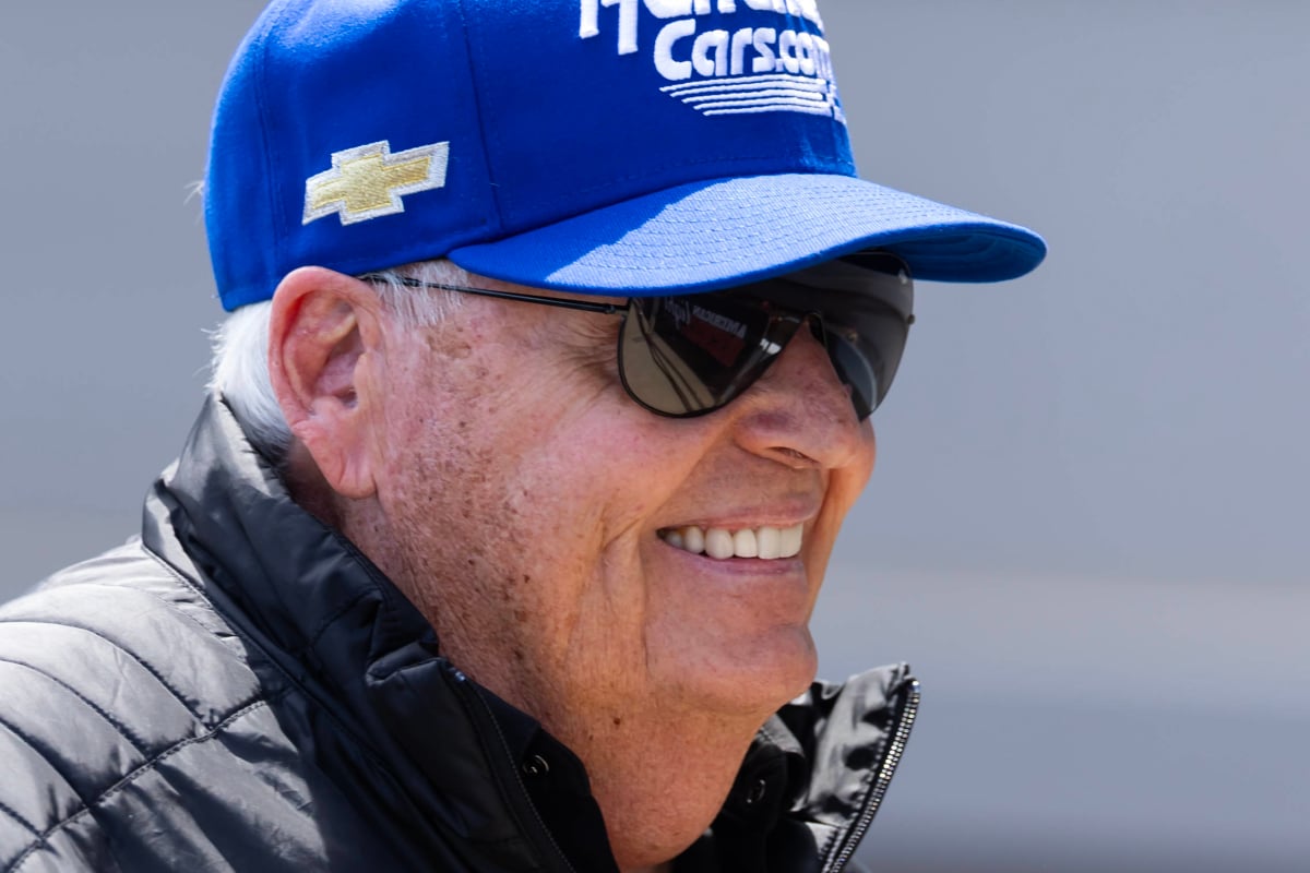 An image of NASCAR team owner Rick Hendrick