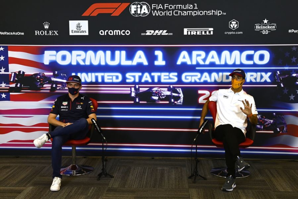 Ricciardo na vraag over teamgenoten: "Verstappen degene die eruit springt"