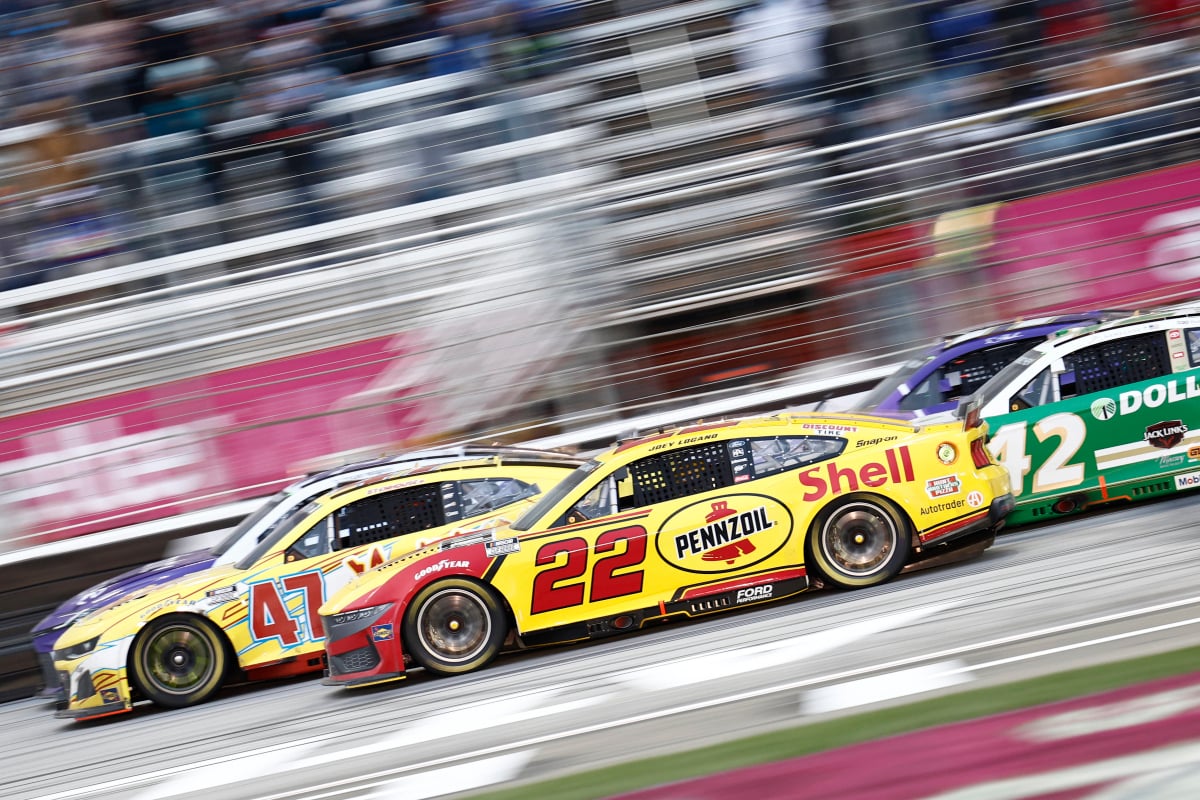 A generic image of a NASCAR race at Atlanta