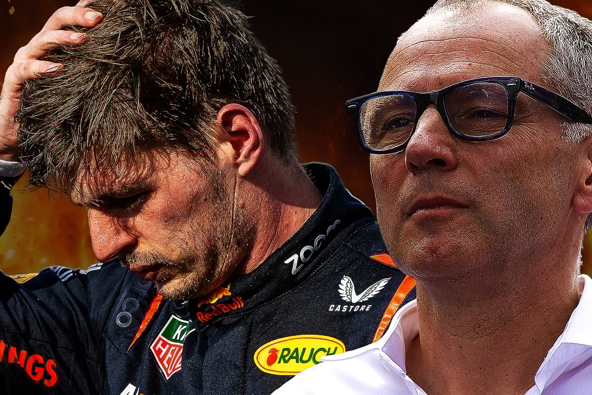 Stefano Domenicali and Max Verstappen