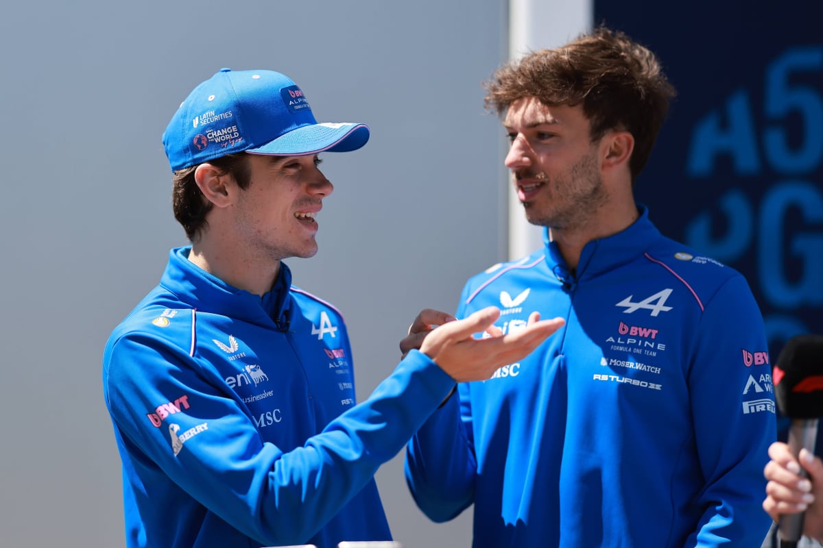 Gasly and Colapinto in Barcelona