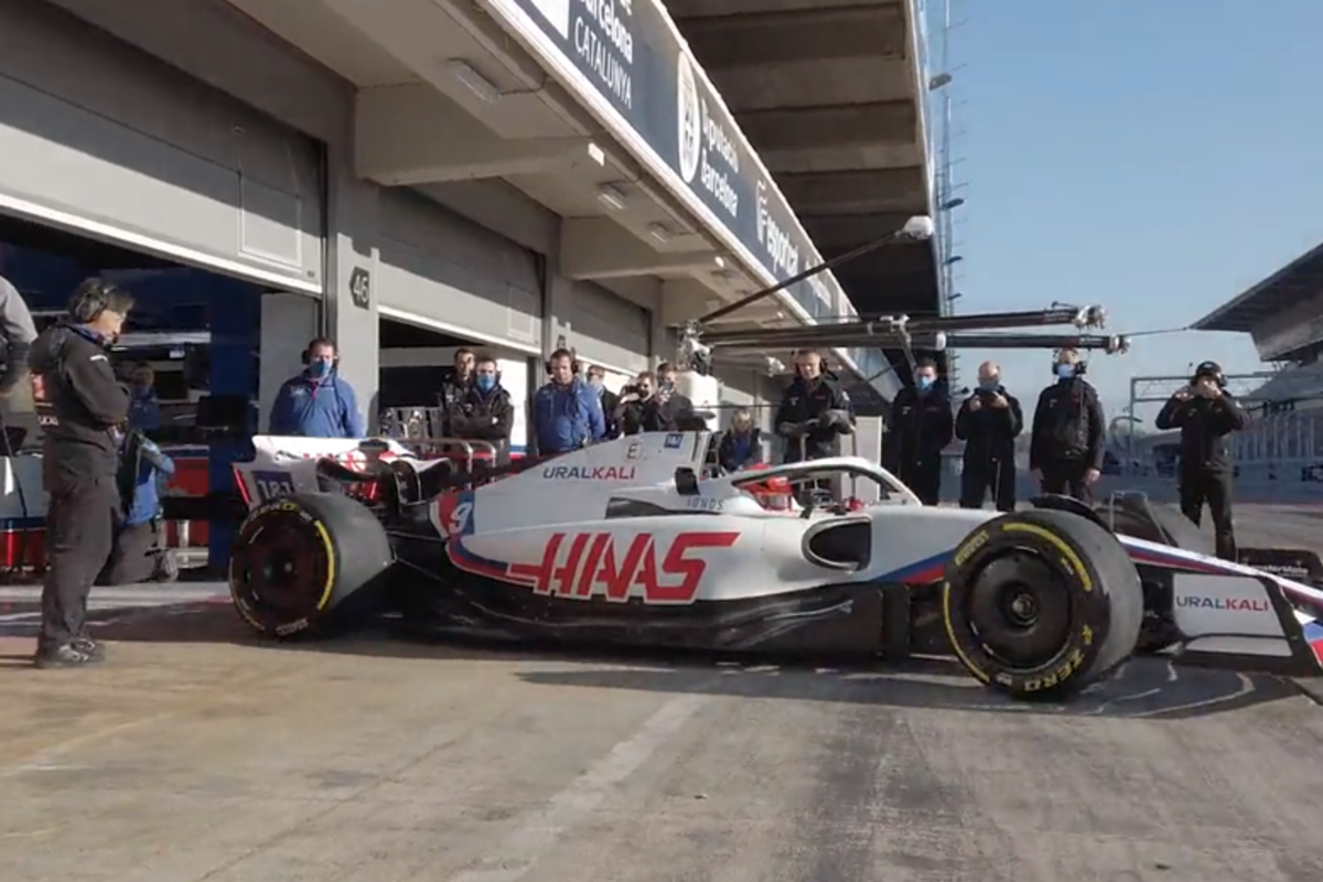 Haas up and running with shakedown in Barcelona