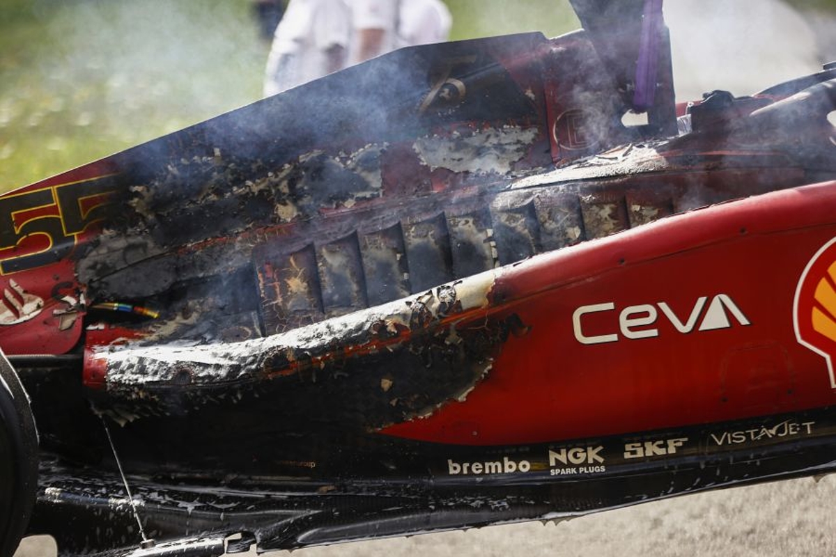 Sainz slates ‘too-slow’ marshals after Ferrari blaze escape