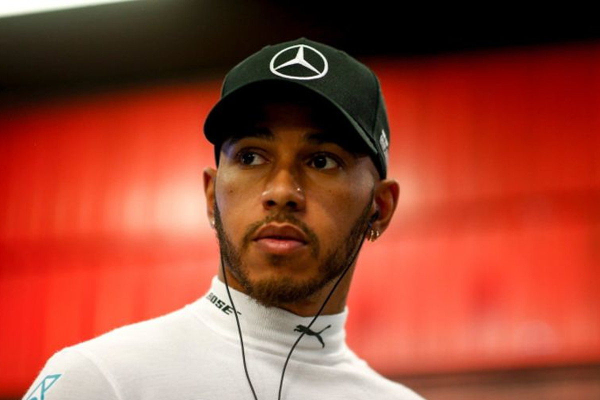 Hamilton's Mercedes on sale for £100k