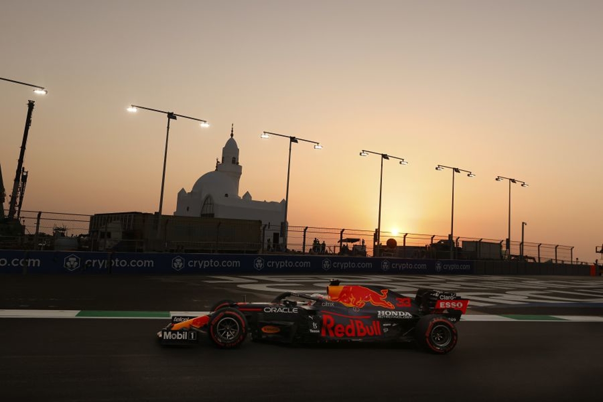 Hamilton narrowly avoids rear-end shunt as Verstappen steps into the Saudi spotlight