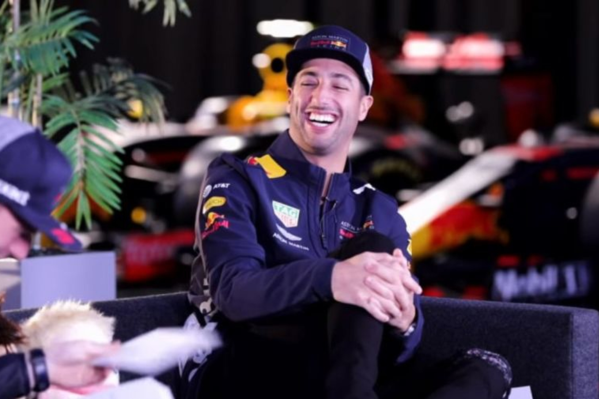 VIDEO: Ricciardo and Verstappen's sideways take on Red Bull's 2018