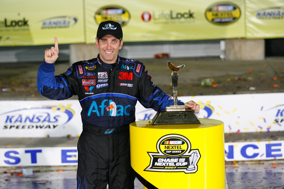 Greg Biffle at Kansas Speedway in 2007