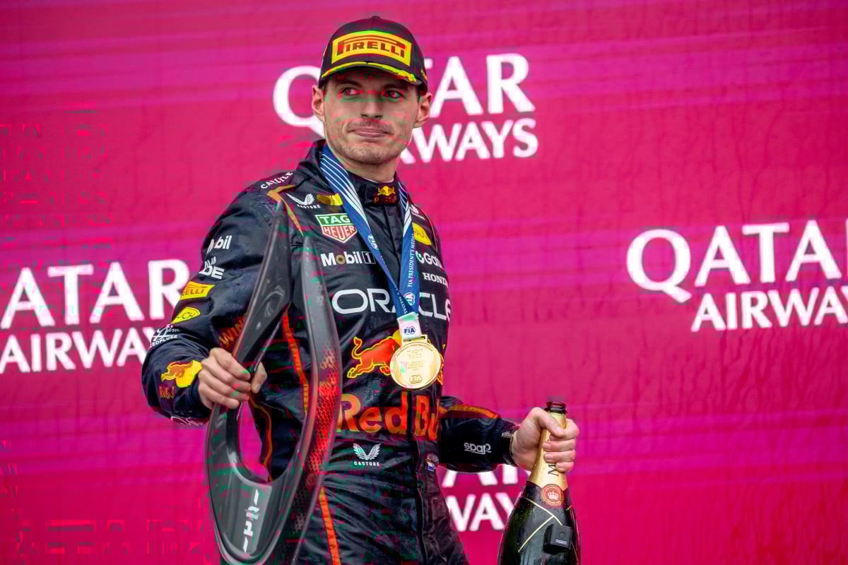 Max Verstappen after his win in Baku