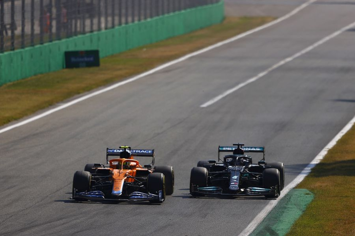 Hamilton and Verstappen have "more to lose" in combat - Norris