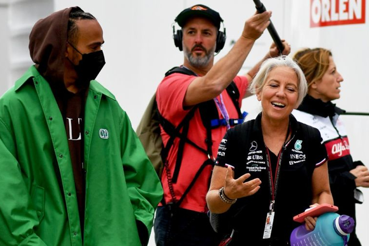Angela Cullen flying high after Lewis Hamilton split