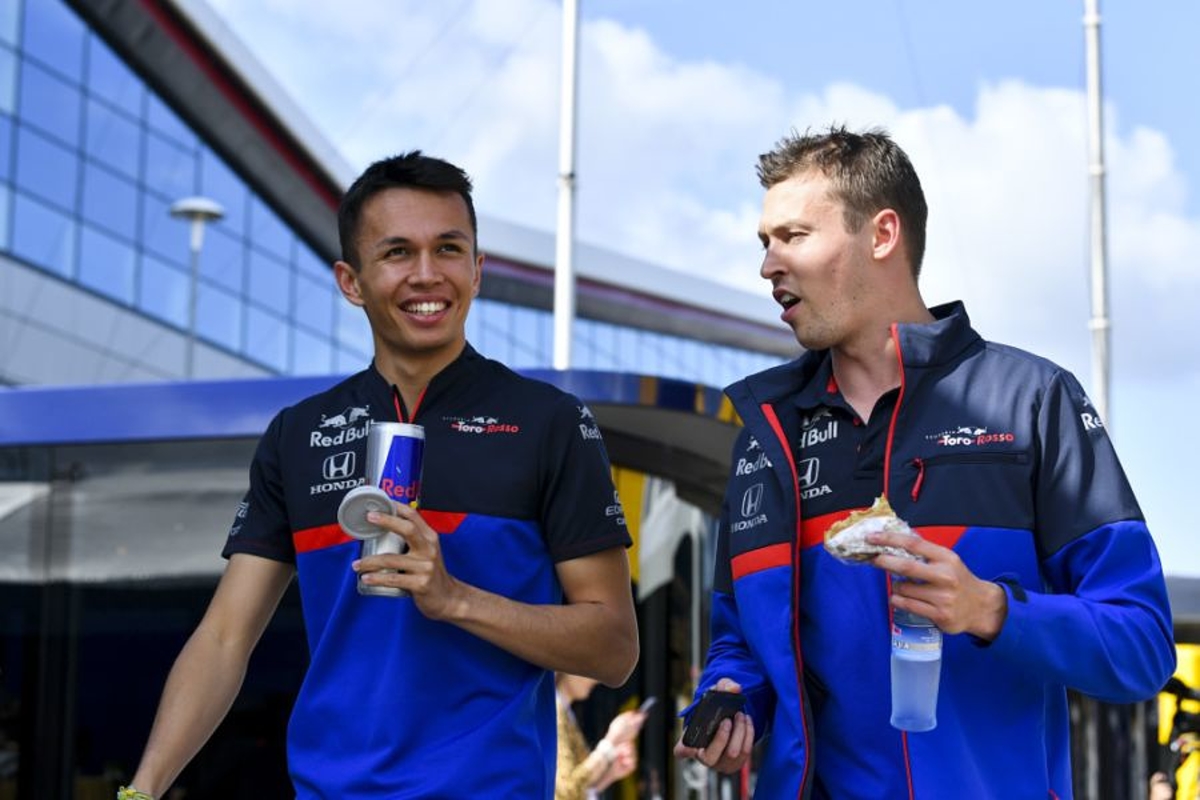 Kvyat starts Albon mindgames? 'Not such a good start'