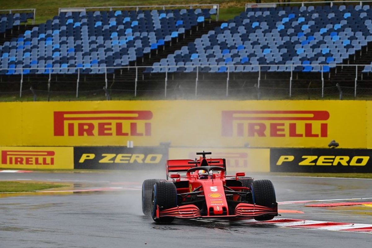 Vettel and Ferrari out in front in Hungary - but only in wet conditions