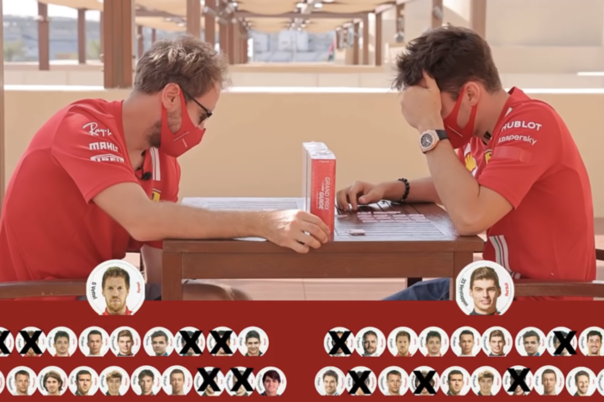 Leclerc en Vettel gaan de uitdaging aan: "Is Verstappen knap?"