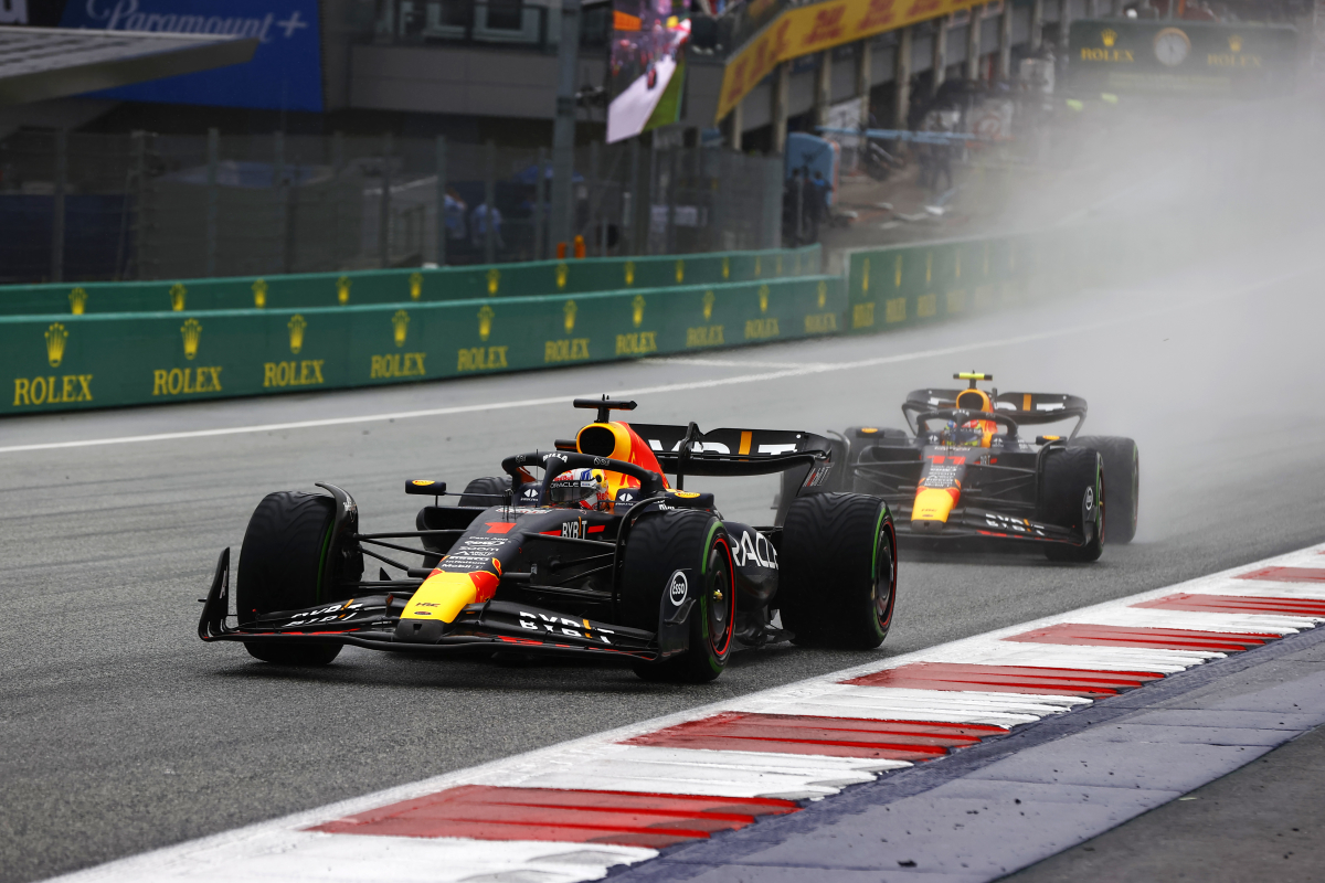 Verstappen survives SOAKING Austrian GP sprint as shock names pick up points