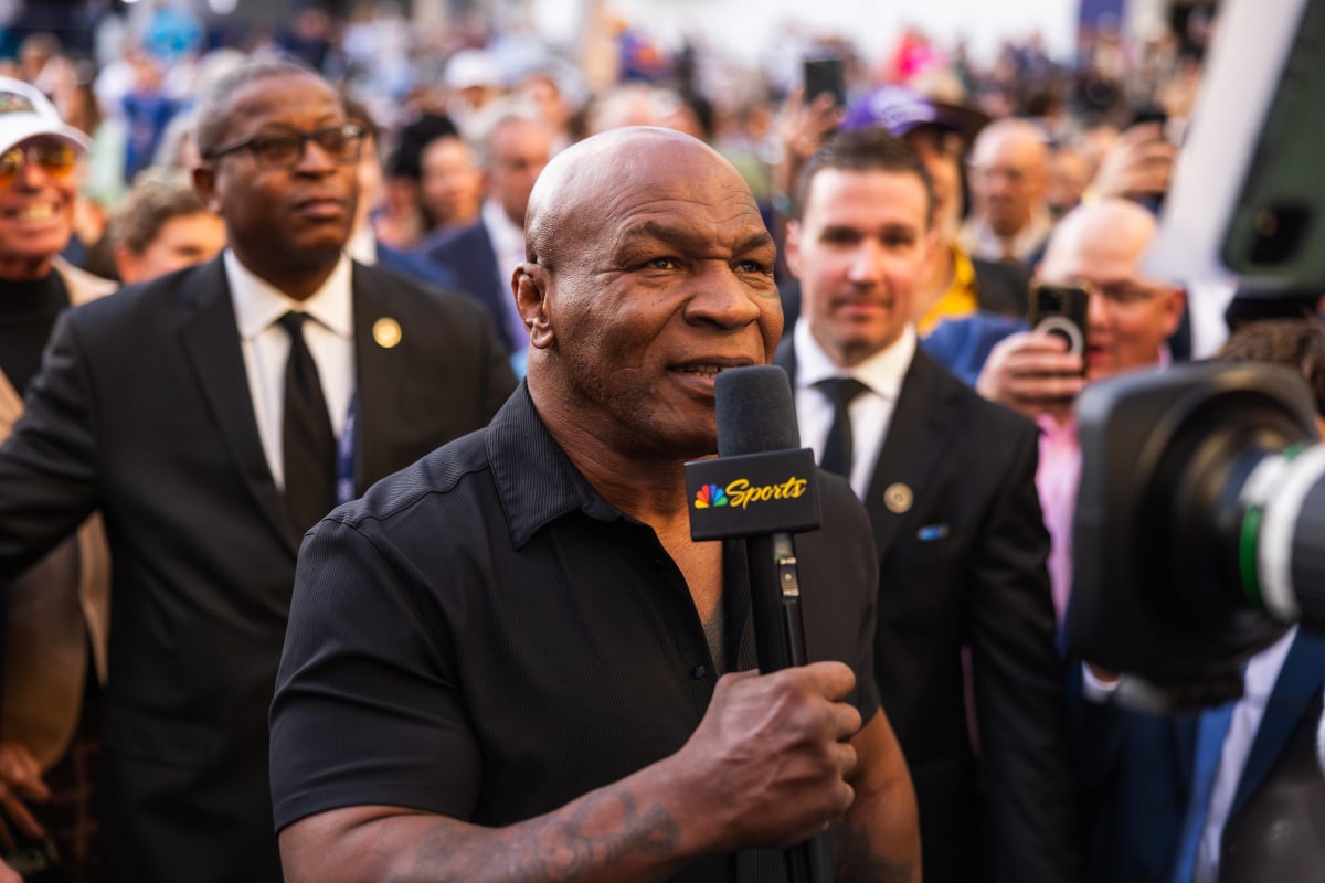 An image of former heavyweight world champion Mike Tyson