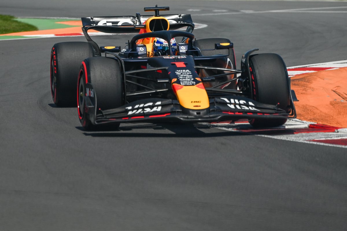 Verstappen during FP3 in Montreal