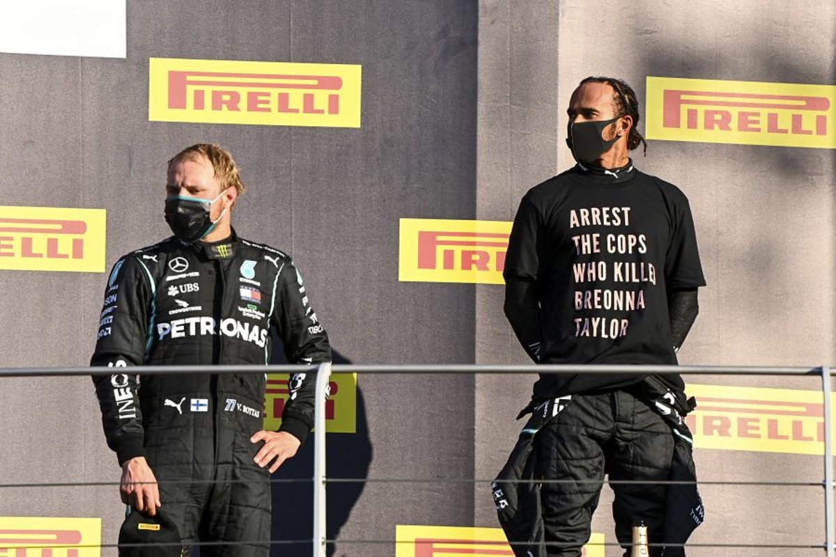 Hamilton insists "we can't rest" after making powerful statement with Breonna Taylor t-shirt