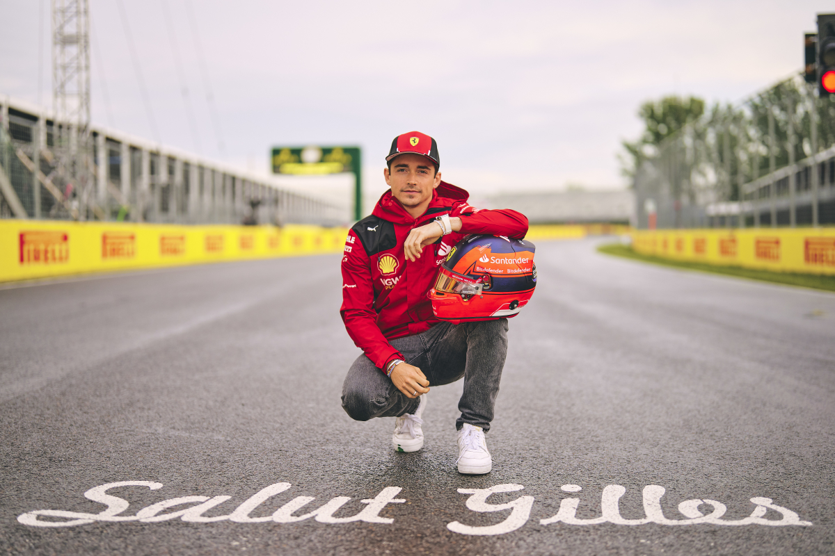 Leclerc, Canada helmet, Leclerc Villeneuve helmet,