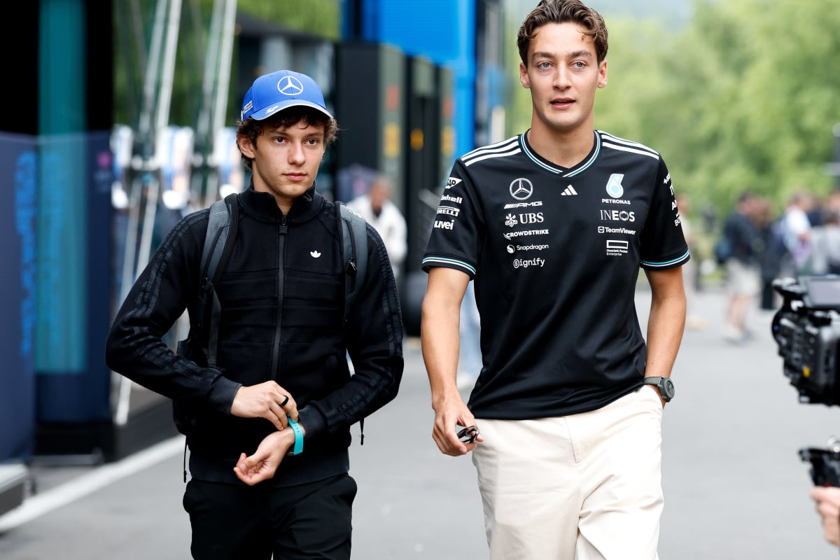 Kimi Antonelli, George Russell, generic, Belgian GP, 2025