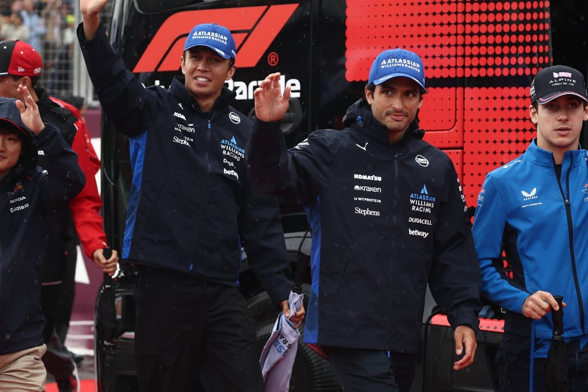 Yuki Tsunoda, Alex Albon, Carlos Sainz, Franco Colapinto, British GP, 2025