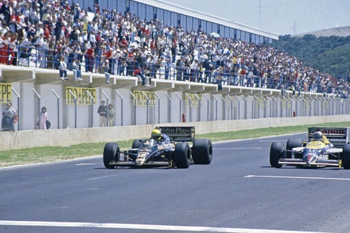 On This Day: Senna beats Mansell by a hundredth of a second
