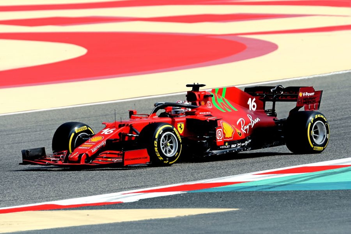Ferrari SF21 makes on-track debut in Bahrain