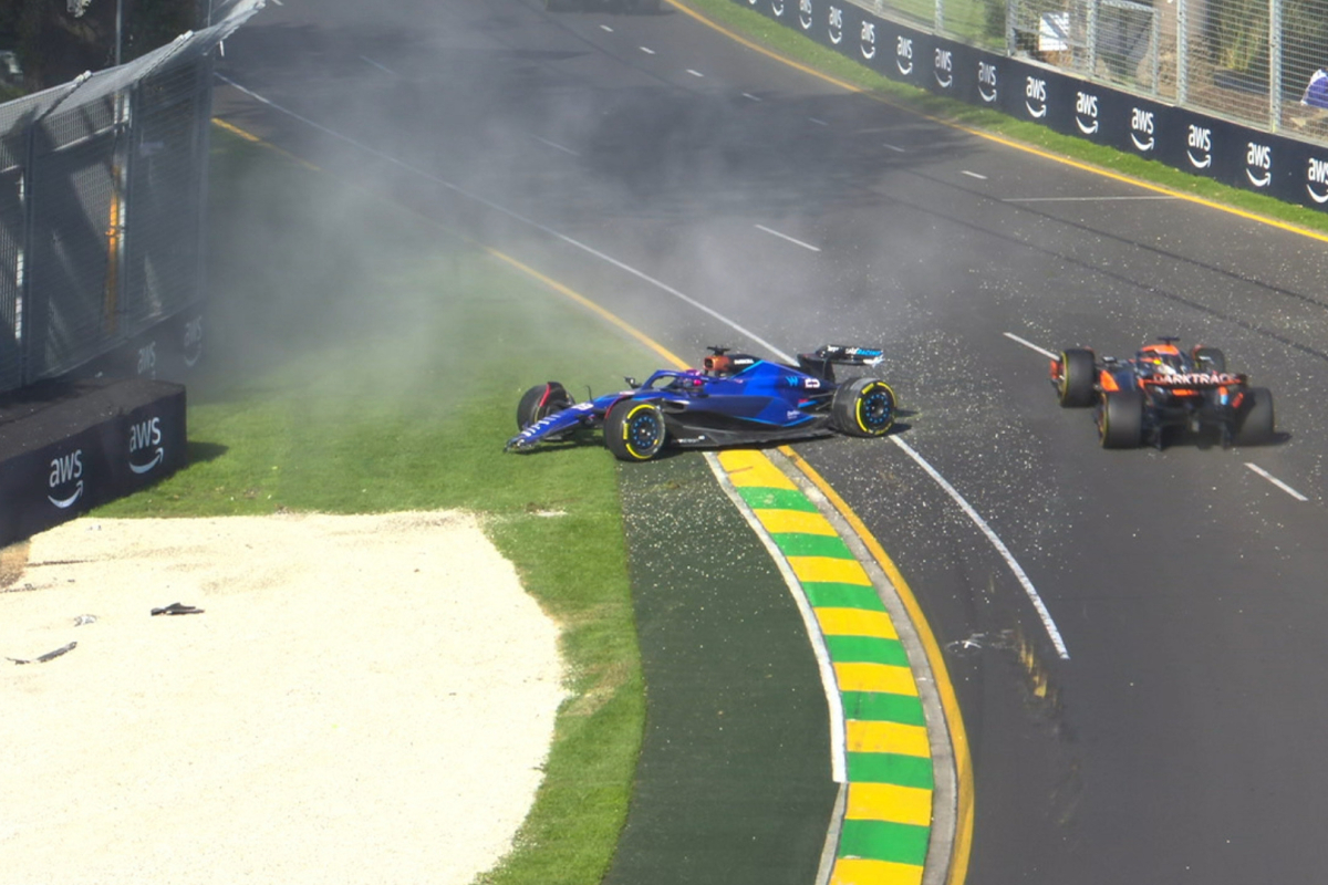 Albon crash gifts Hamilton Australian GP lead