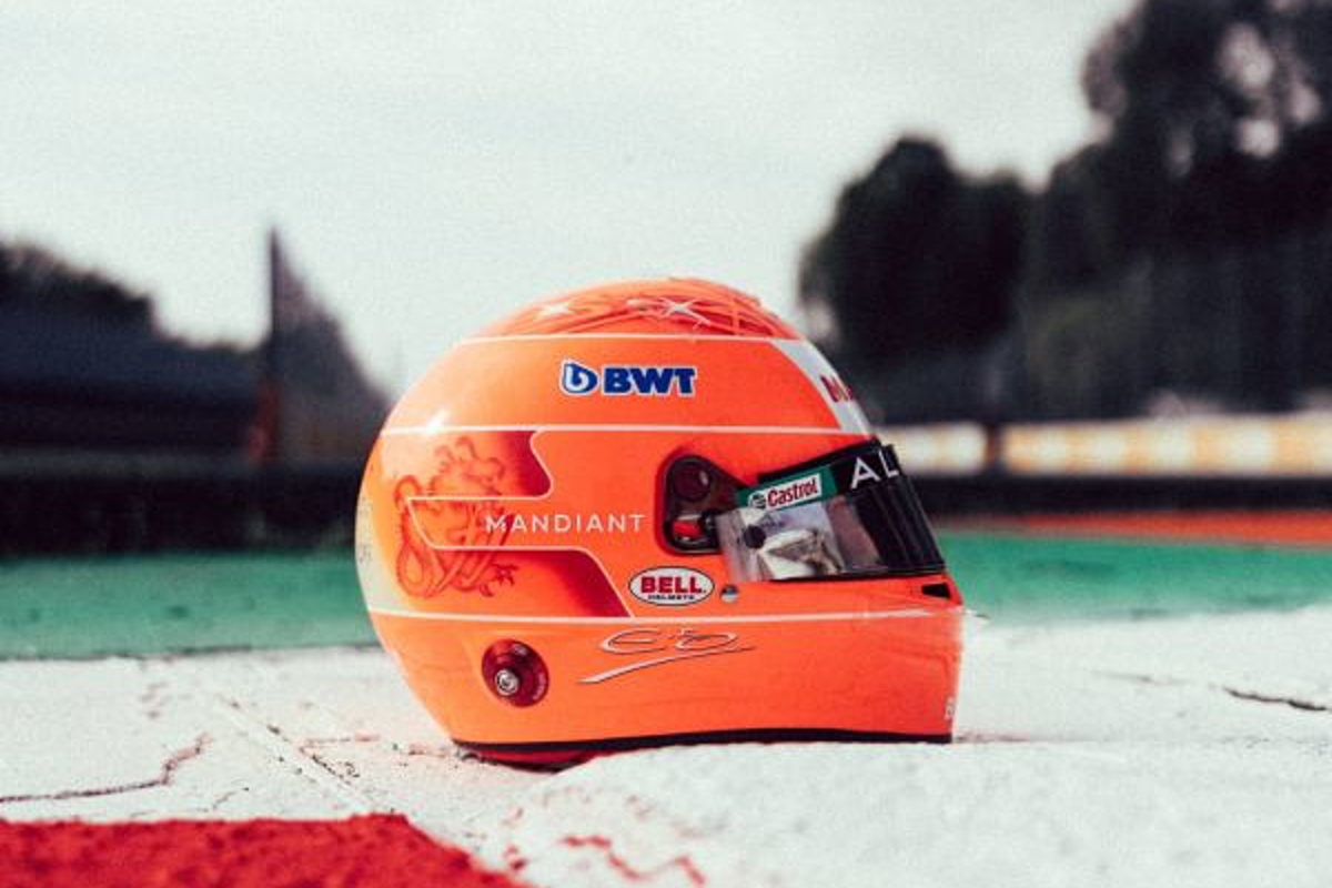 Un casque jaune pour Leclerc et Sainz, un casque aux couleurs de Schumi pour Ocon