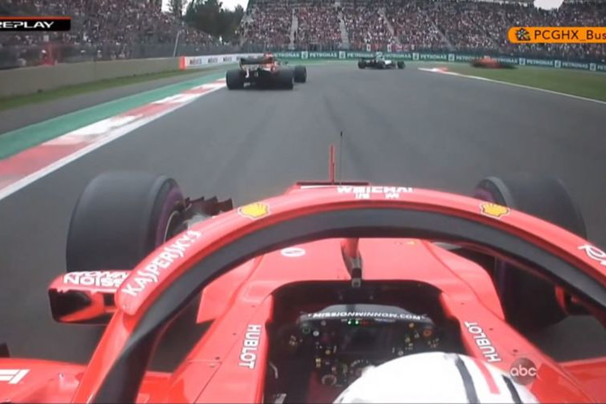 VIDEO: Vettel and Bottas collide!