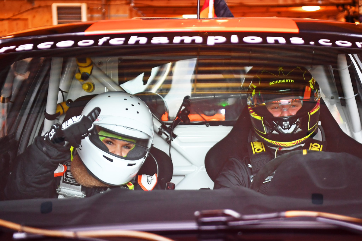 Schumacher a accueilli une copilote spéciale lors de la Race Of Champions