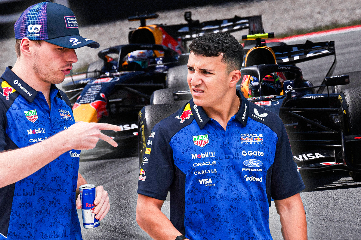 Hadjar, Verstappen, socials