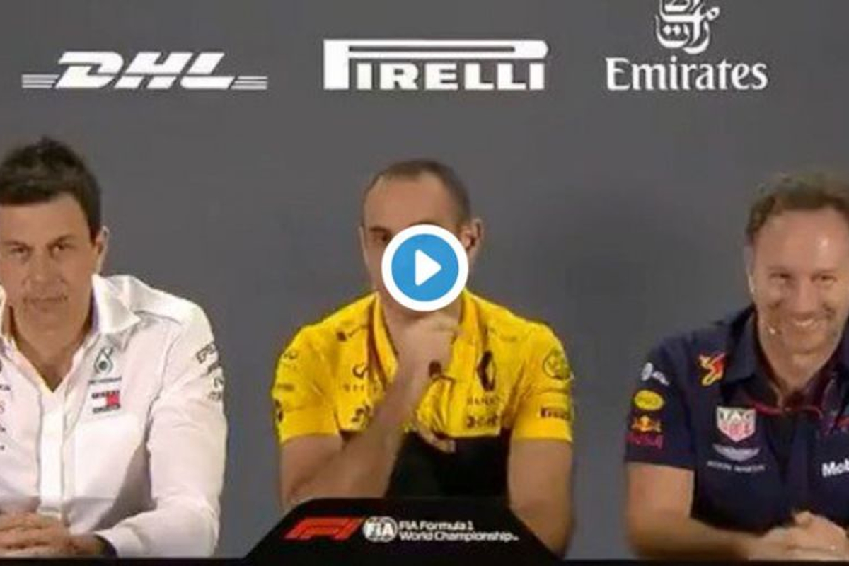 VIDEO: Wolff not amused by Horner's Verstappen jibe