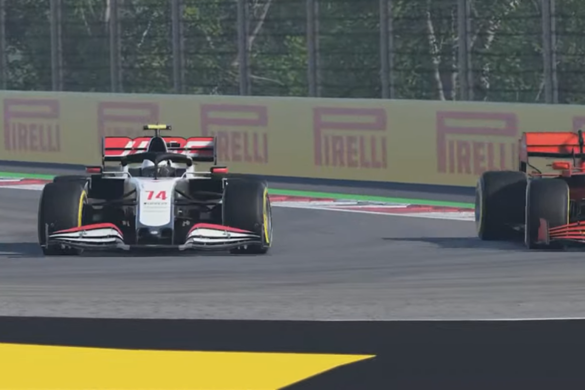 Enzo Fittipaldi wins chaotic Virtual GP for Haas