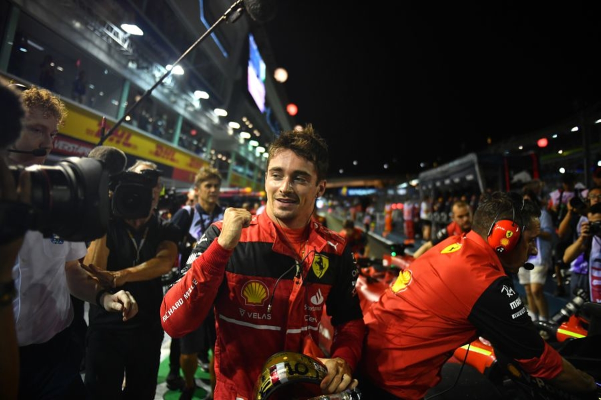 Leclerc étonné mais heureux d'être en pole à Singapour