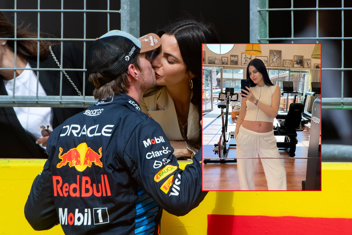 Kelly Piquet deelt foto van babybuik op Instagram