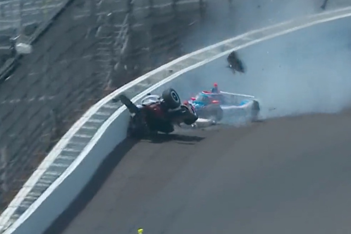 Indy 500 practice sees TERRIFYING crash rule driver out of main race