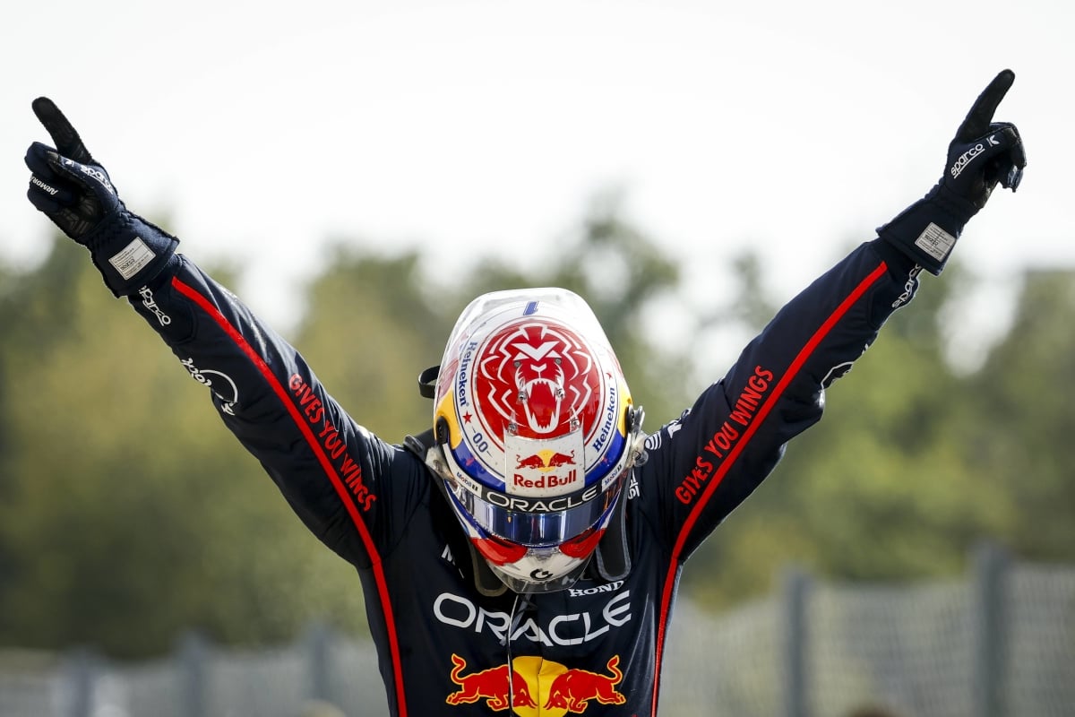 Max Verstappen after his win at Monza