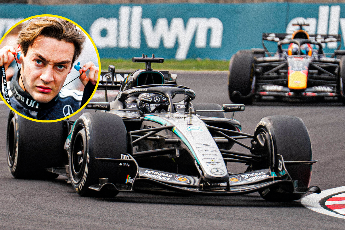 Russell, Verstappen, socials