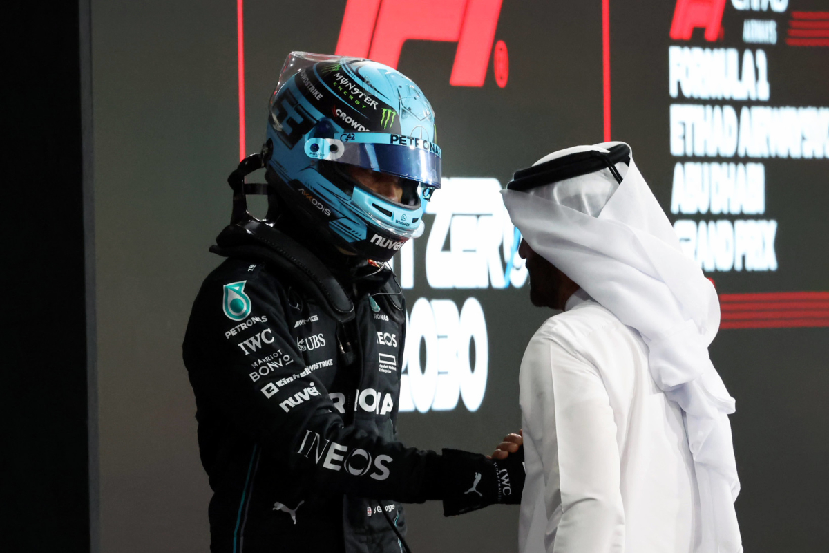 Russell boekt dubbel succes met Mercedes in Abu Dhabi: "Paar drinken vanavond"