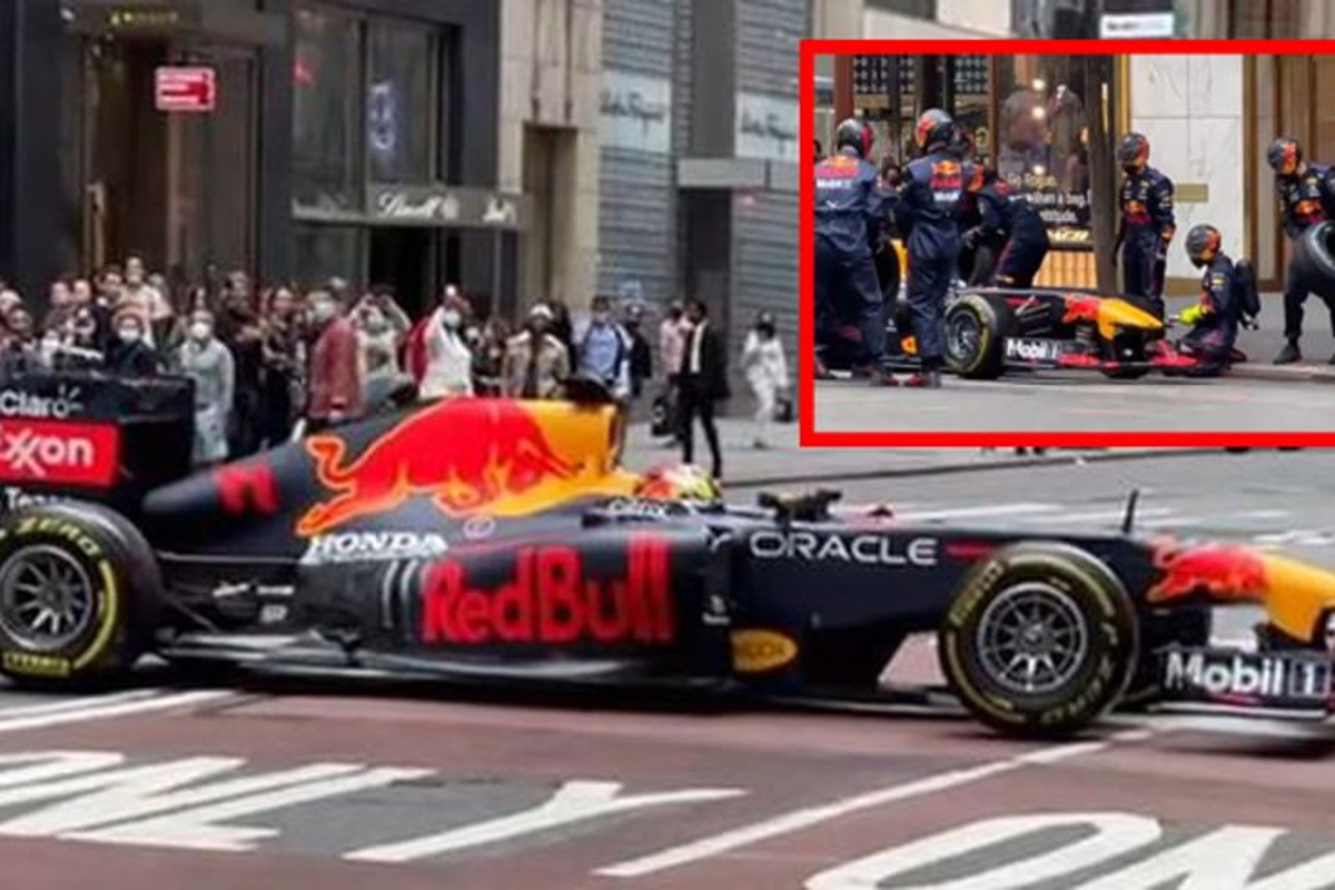 VIDEO: Red Bull scheurt over Fifth Avenue in New York voor indrukwekkende promo