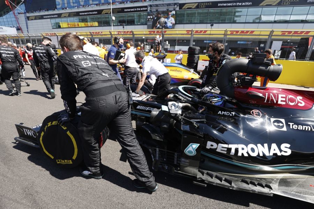 Why Mercedes repaired Hamilton damage with glue and tape