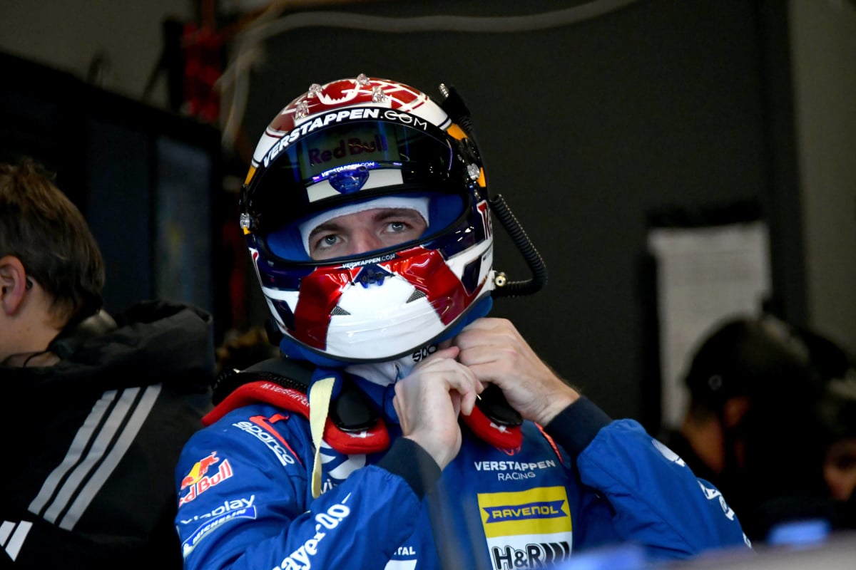 Verstappen at the Nurburgring