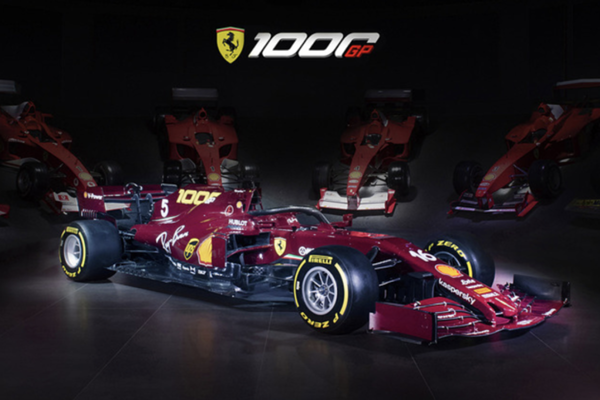 Ferrari goes back to its roots with burgundy red livery to celebrate milestone