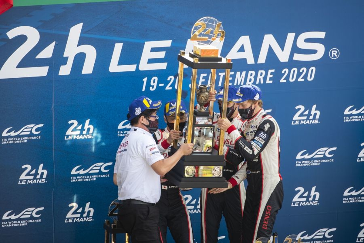 “We get to keep the trophy now” - Buemi after third Le Mans win