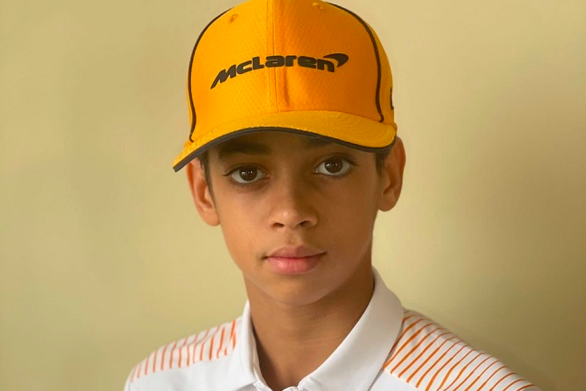 McLaren sign rising American karting star