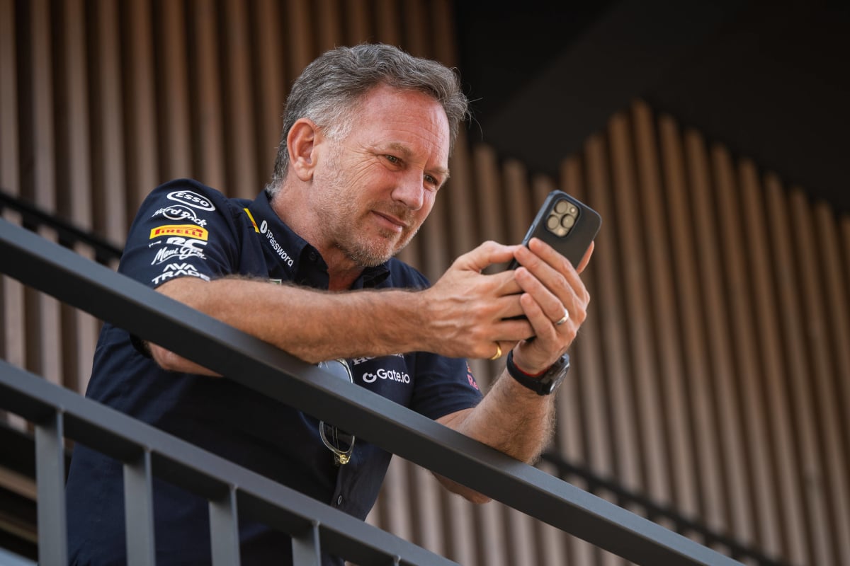 Christian Horner in Spain