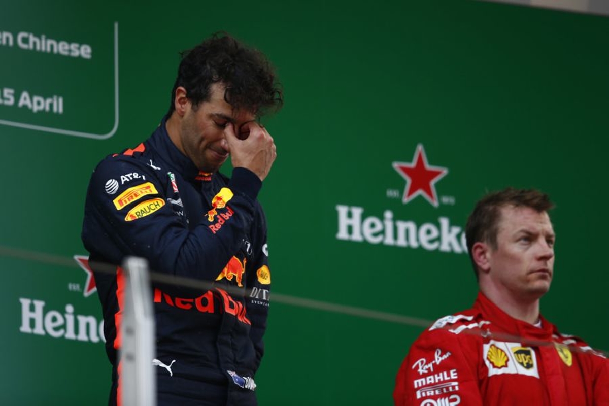 Ricciardo: "Als ik me op de baan vrijgevig voel, zal dat nooit richting Raikkonen zijn"