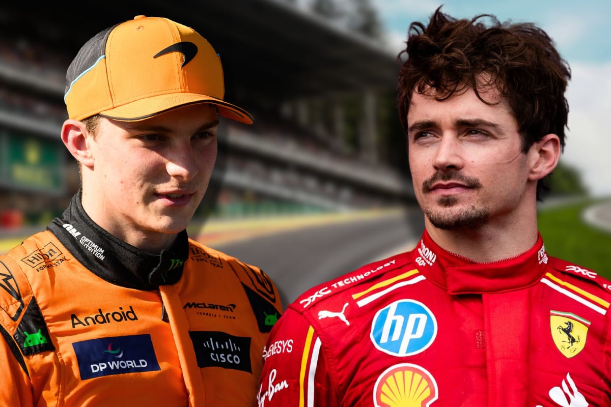 Charles Leclerc, Oscar Piastri, Social, 2024